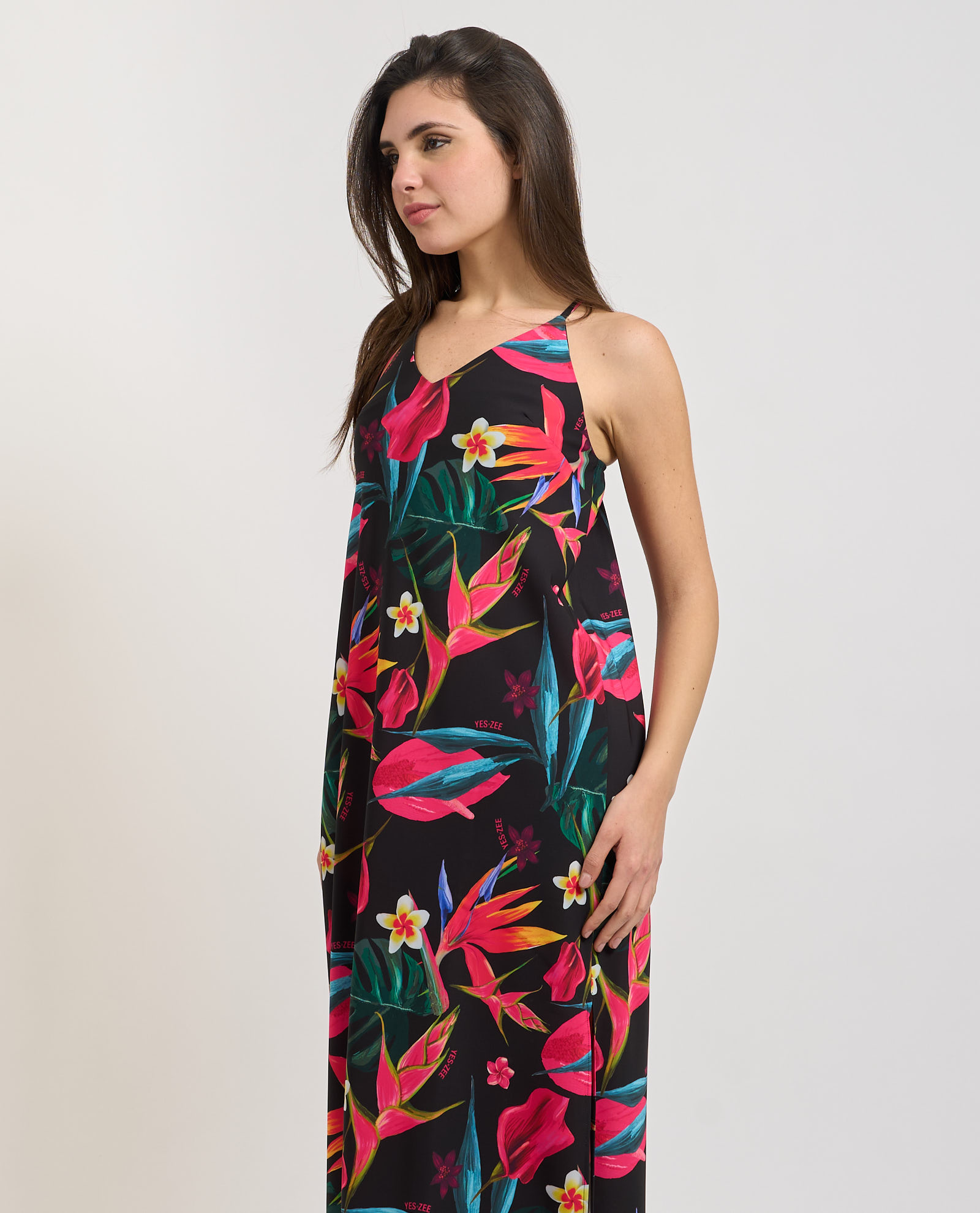 Abito lungo elasticizzato Yes-zee YES-ZEE Abbigliamento e accessori > Abbigliamento - dettaglio 1